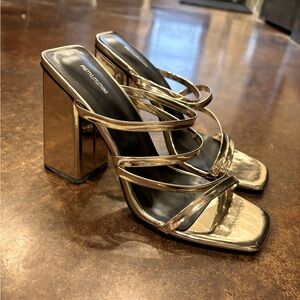 Gold heels
